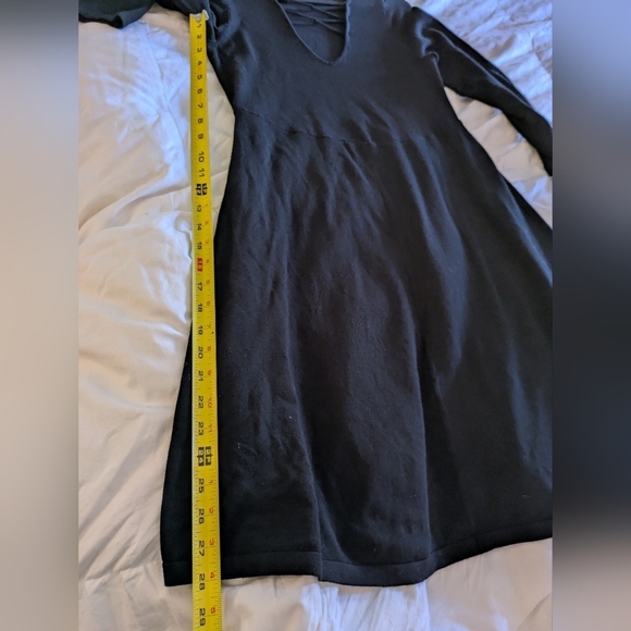 Torrid Mini Waffle Long Sleeve Lace Up Front Neck fit and flare 1 - Picture 10 of 11